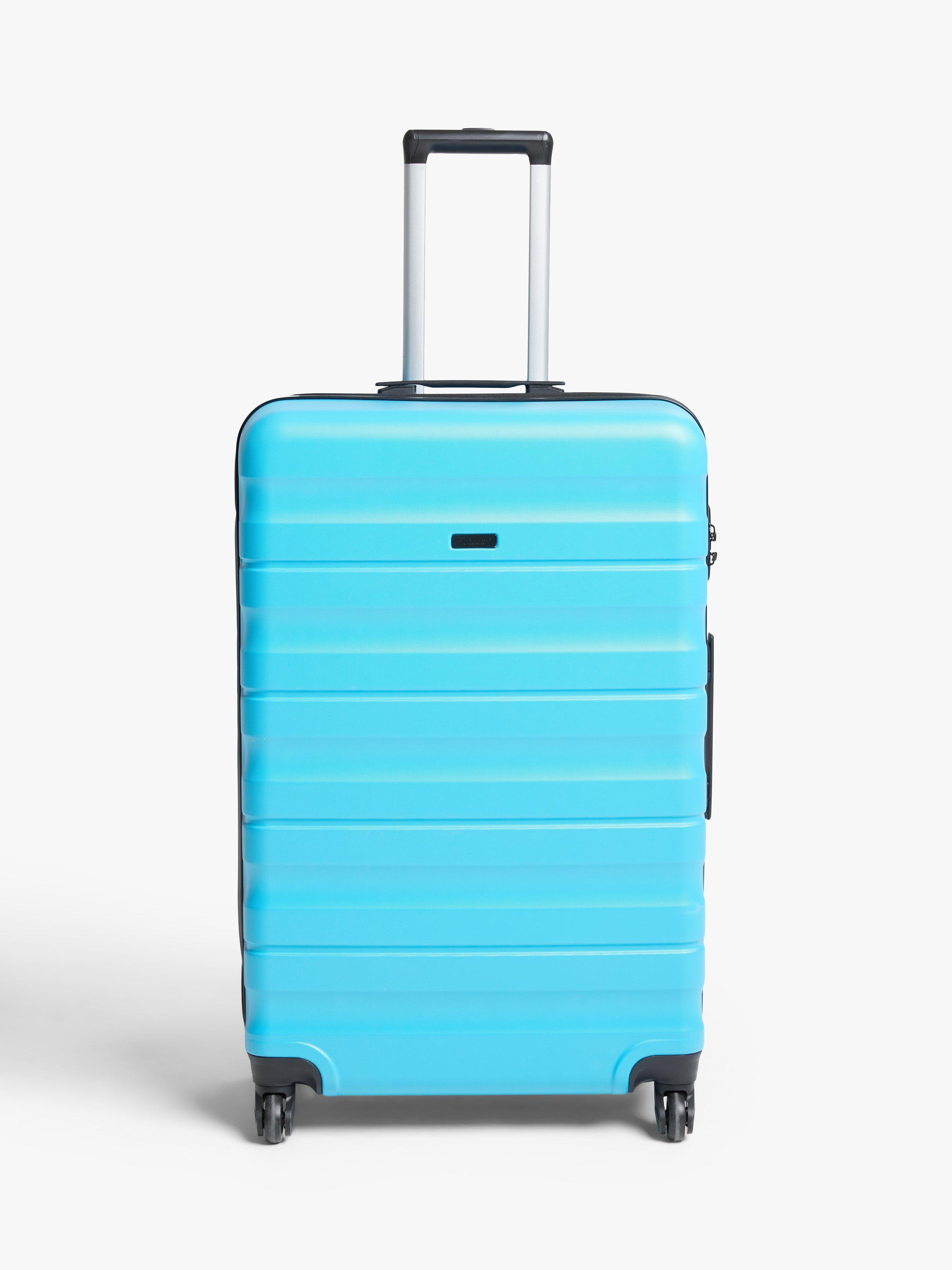 John Lewis ANYDAY Girona 75cm 4-Wheel Large Suitcase, Turquoise