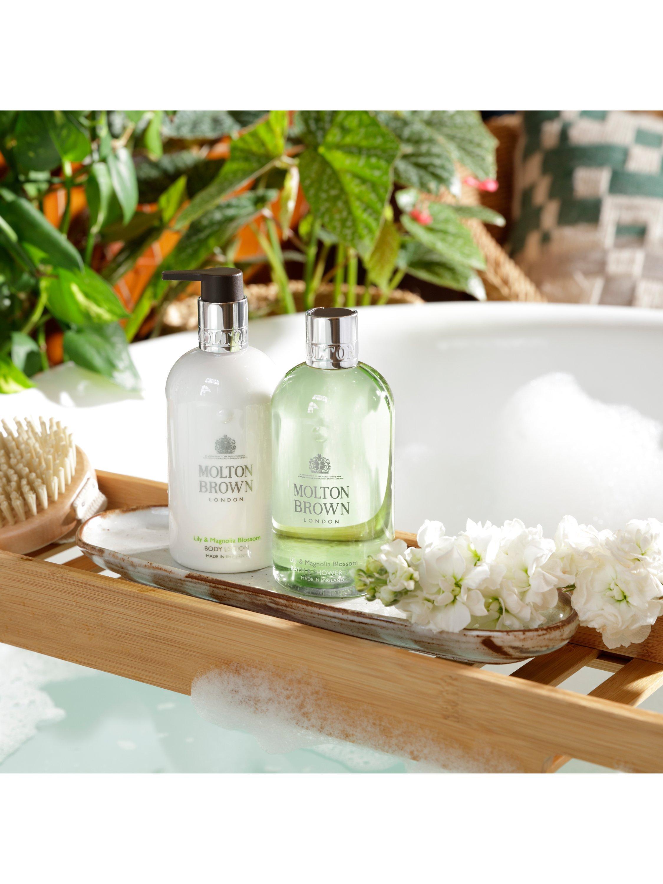 Product image 4 of 4, which shows Molton Brown Lily & Magnolia Blossom Bath & Shower Gel, 300ml