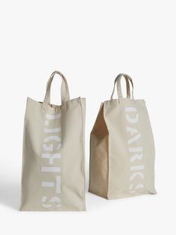 John Lewis Laundry Totes, Set of 2, Natural