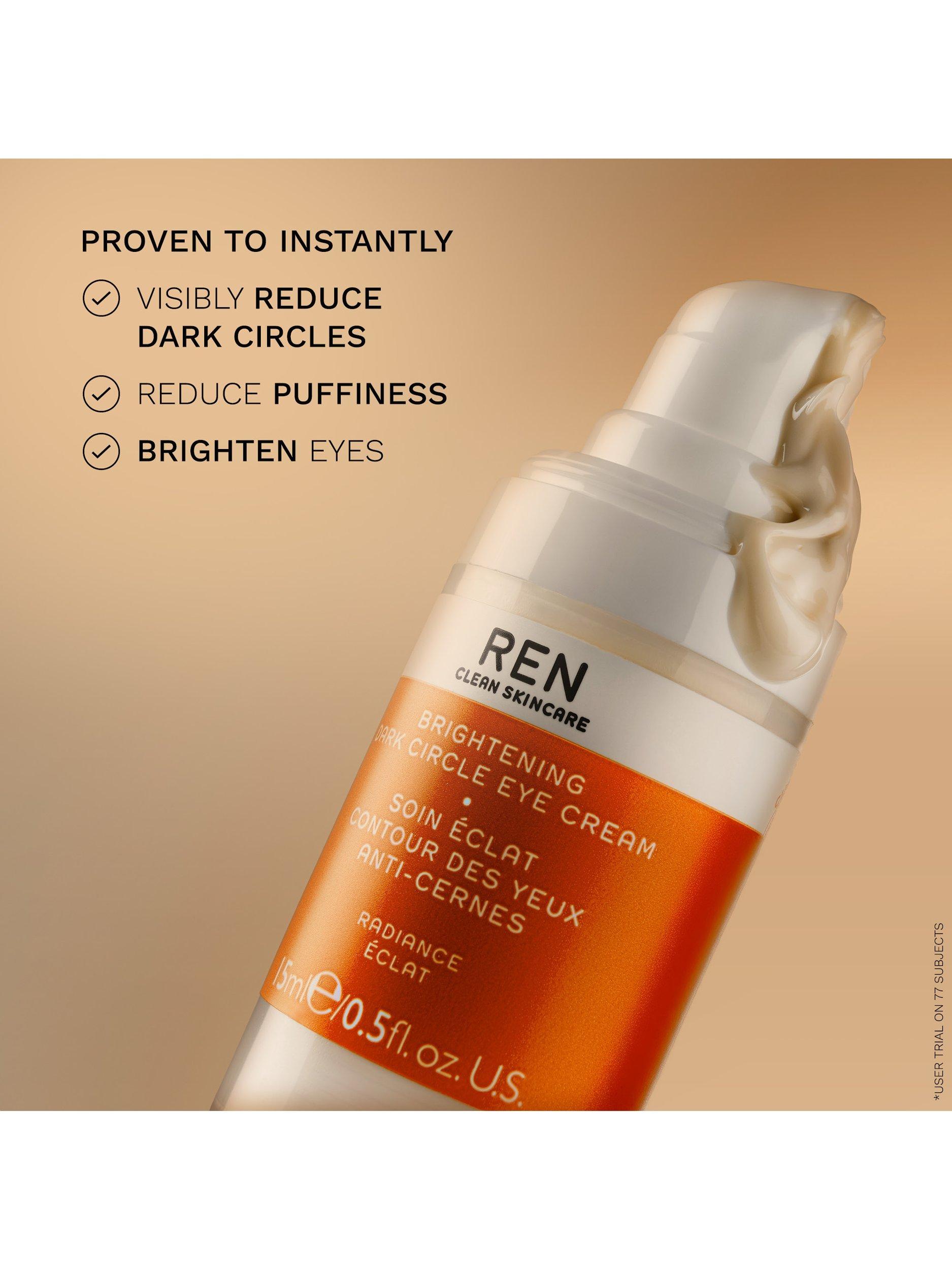 Product image 2 of 8, which shows REN Clean Skincare Radiance Brightening Dark Circle Eye Cream, 15ml