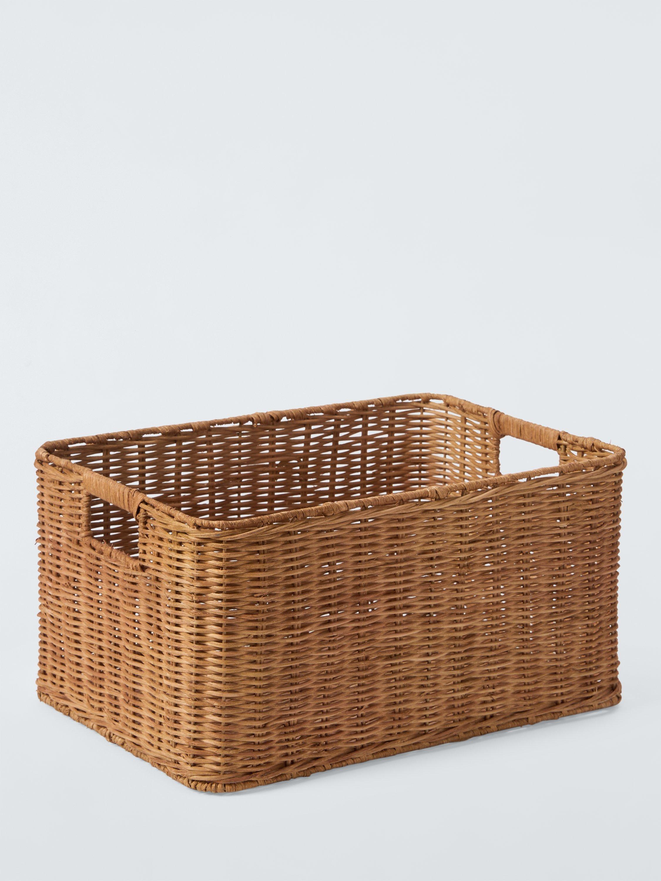 John Lewis Rattan Rectangular Storage Box