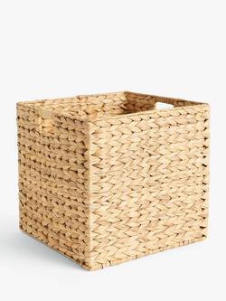 John Lewis Water Hyacinth Storage Box, Natural