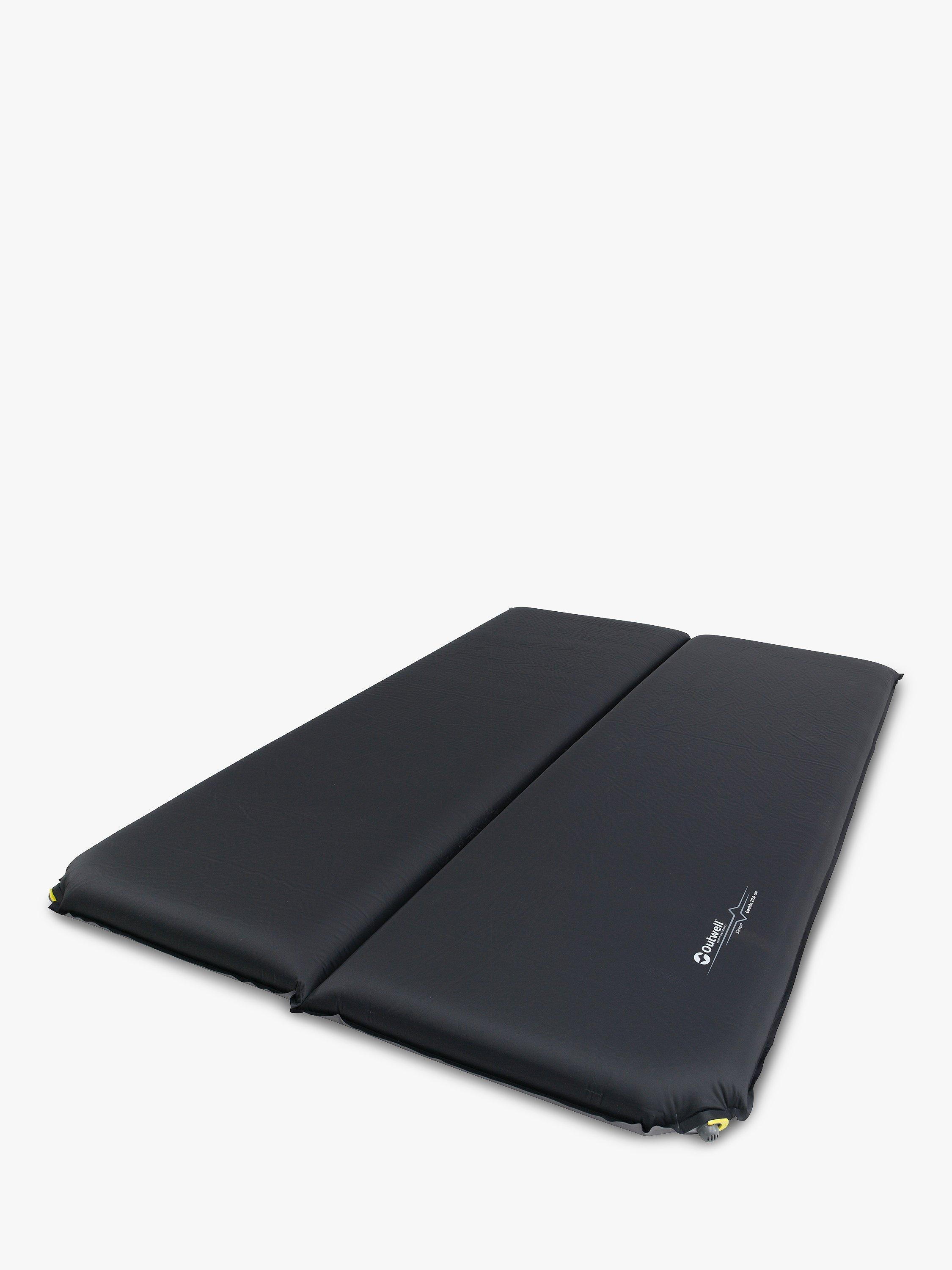 Outwell Sleepin 10cm Inflatable Double Camping Mat, Black