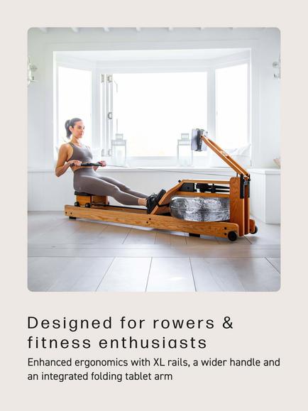 WaterRower Performance Ergometer Rowing Machine - view 2, Oak