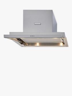 Elica Lever 60cm Built-In Cooker Hood, Stainless Steel, Stainless Steel