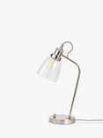 John Lewis Revival Desk Lamp, Polished Nickel