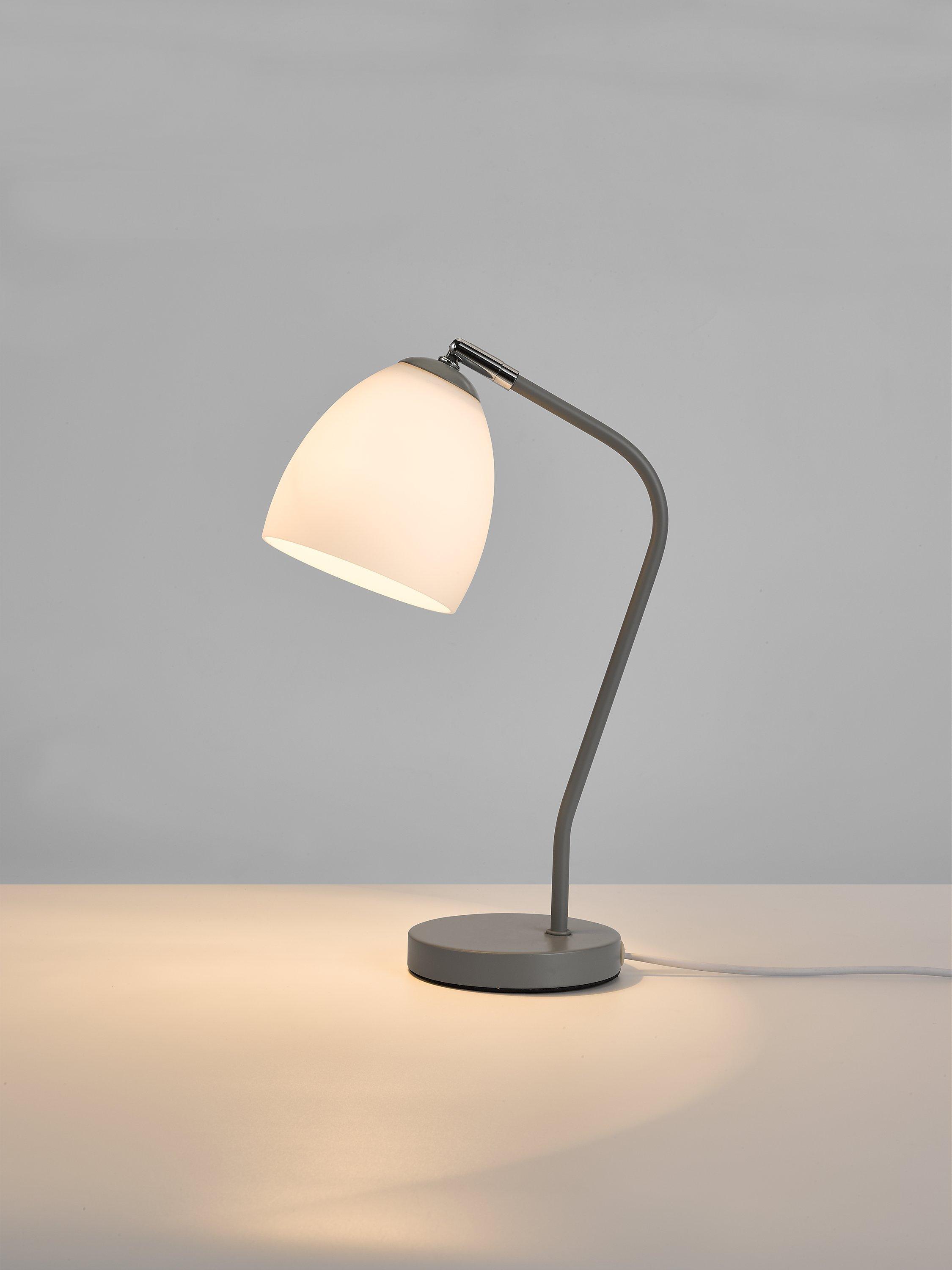 John Lewis ANYDAY Bobby Desk Lamp, Grey