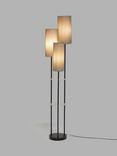 John Lewis Cluster Trio Shelf Floor Lamp, Black