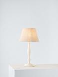 John Lewis Candlestick Table Lamp, White