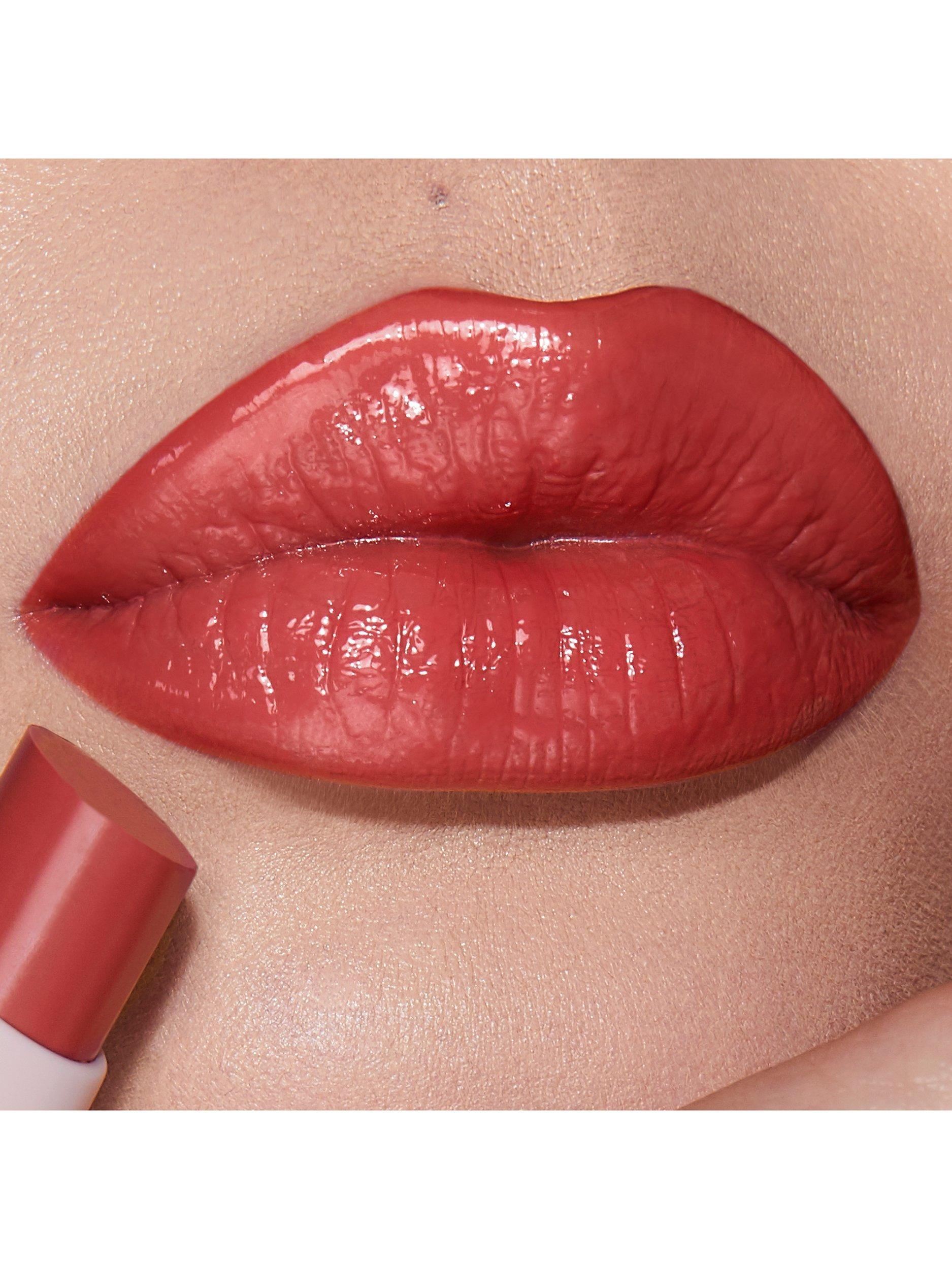 Product image 2 of 6, which shows Charlotte Tilbury Hyaluronic Happikiss Lipstick, Romance Kiss