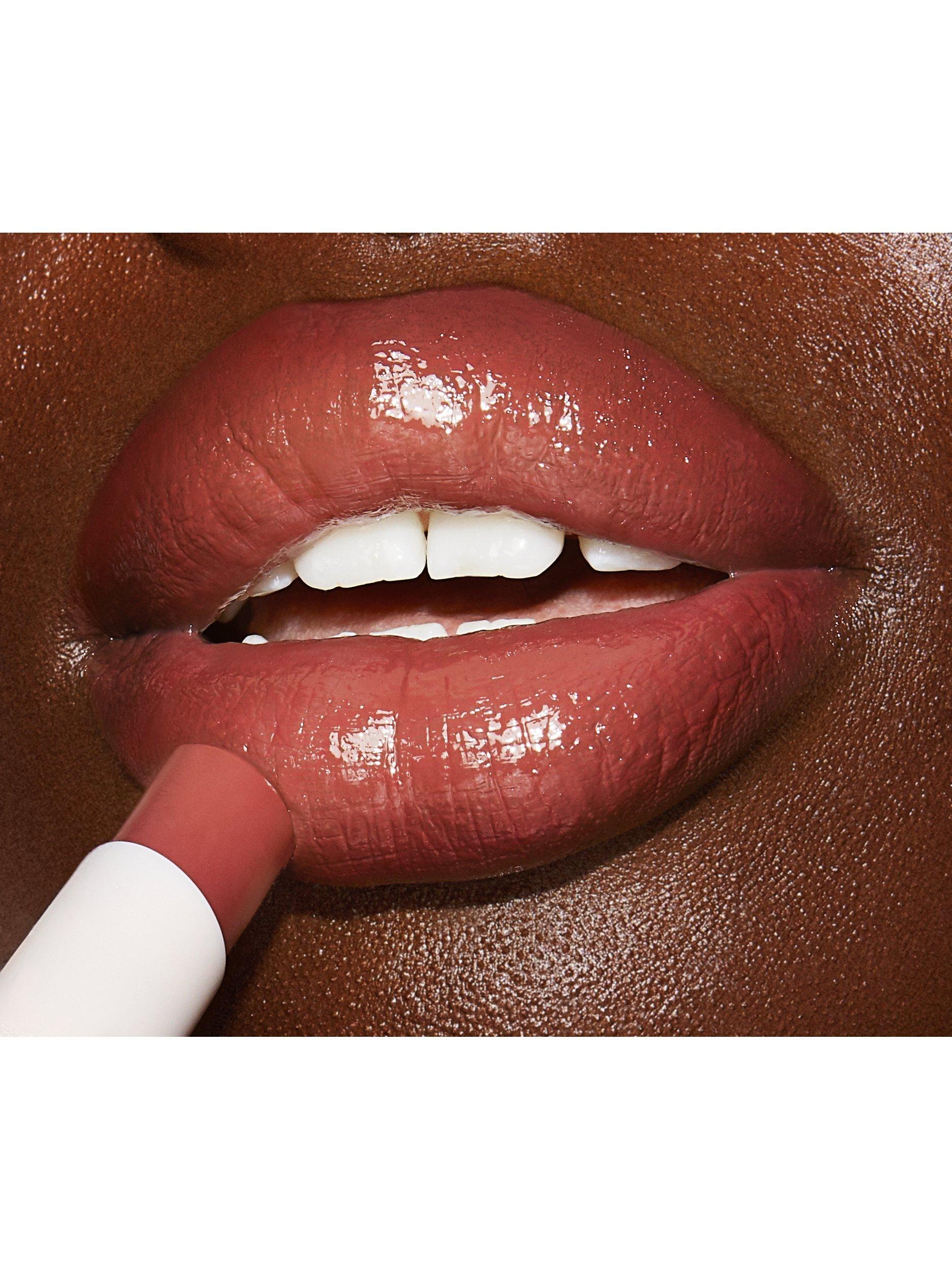 Product image 3 of 6, which shows Charlotte Tilbury Hyaluronic Happikiss Lipstick, Romance Kiss