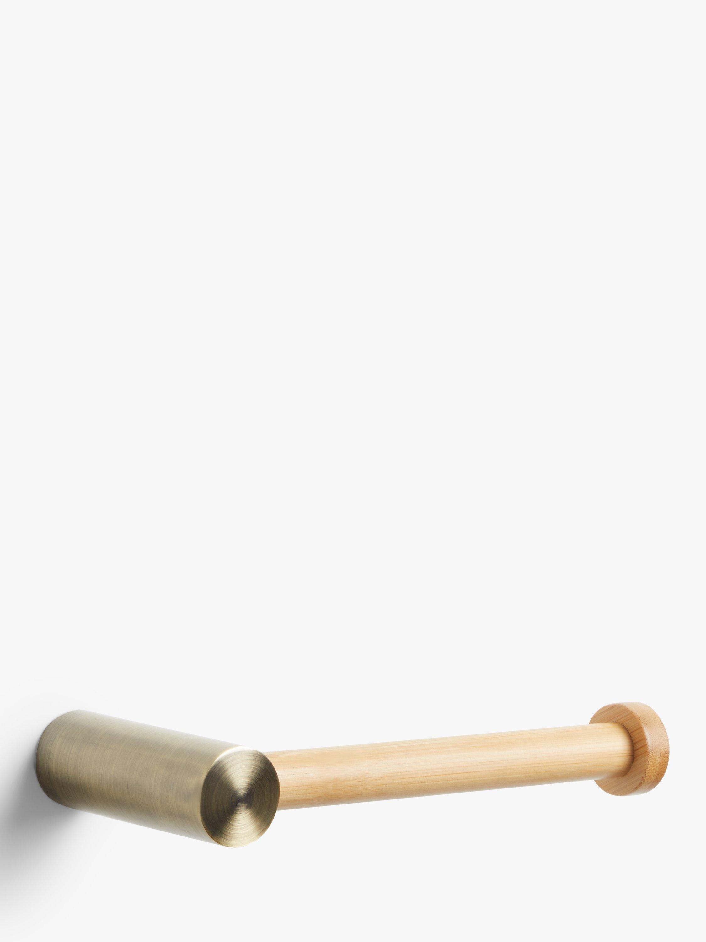 John Lewis Duo Bamboo Toilet Roll Holder