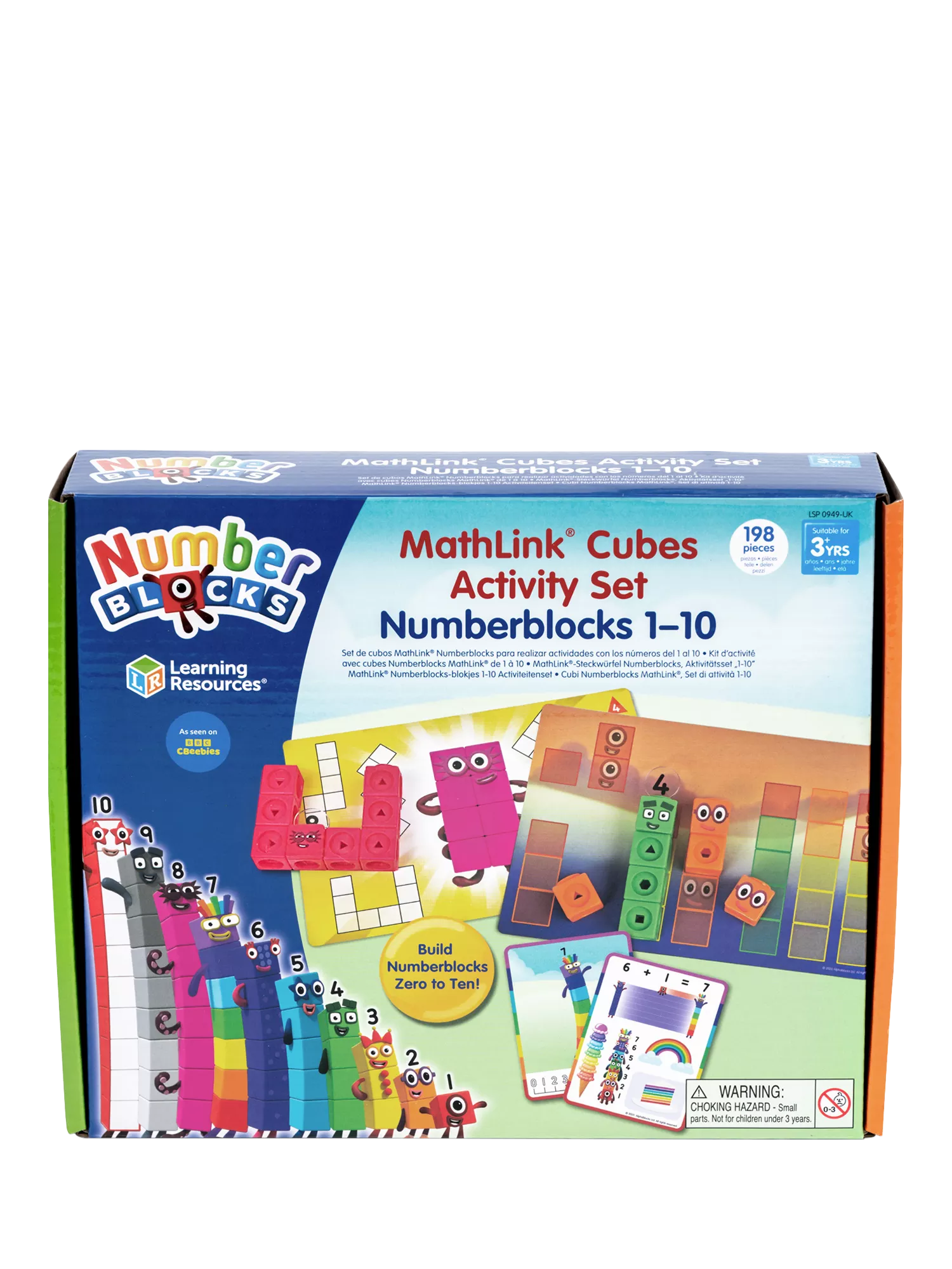 Numberblocks MathLink Cubes 1 10 Activity Set