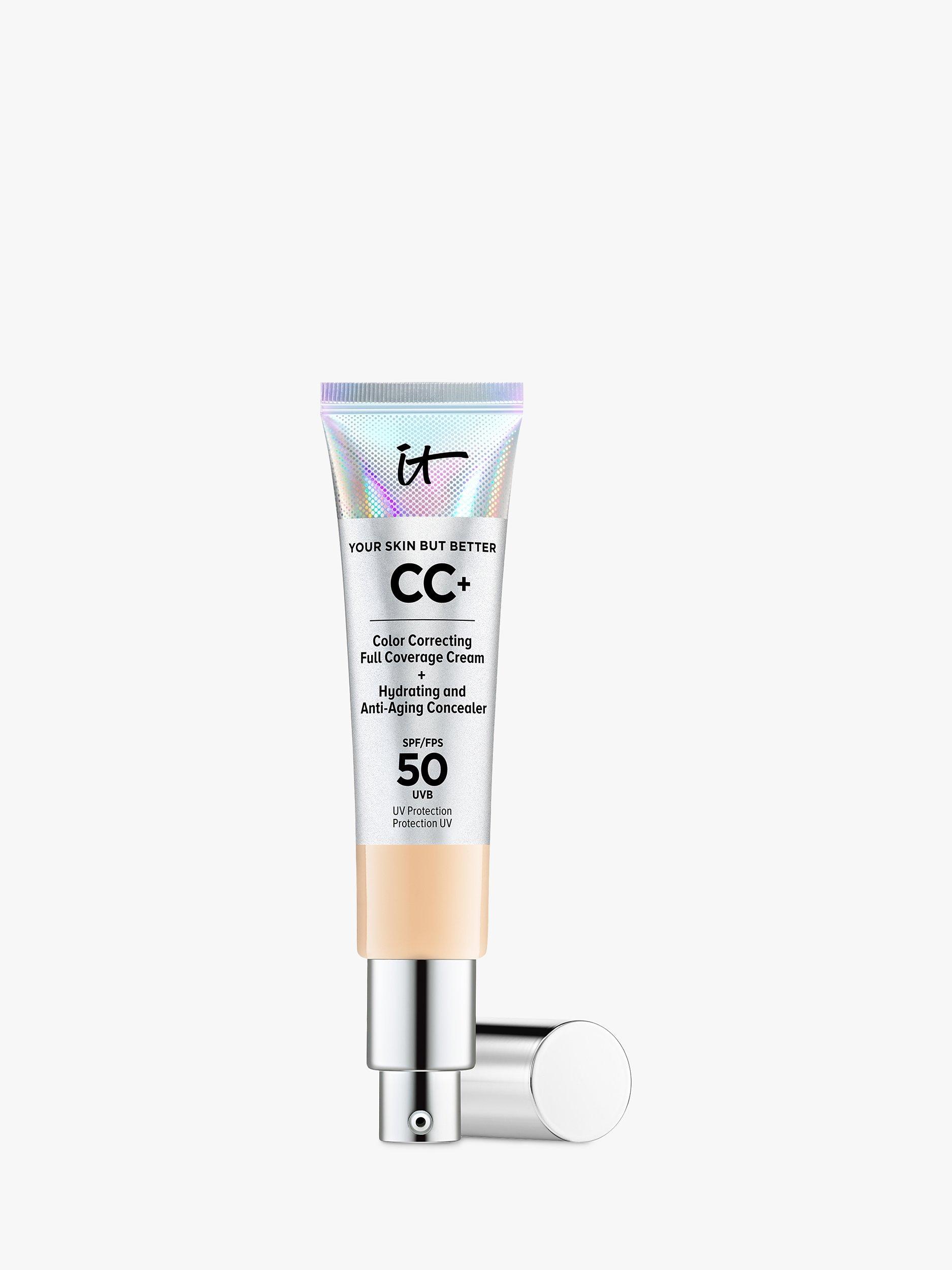 Product image 1 of 12, which shows IT Cosmetics Your Skin But Better CC+ Cream with SPF 50, Light