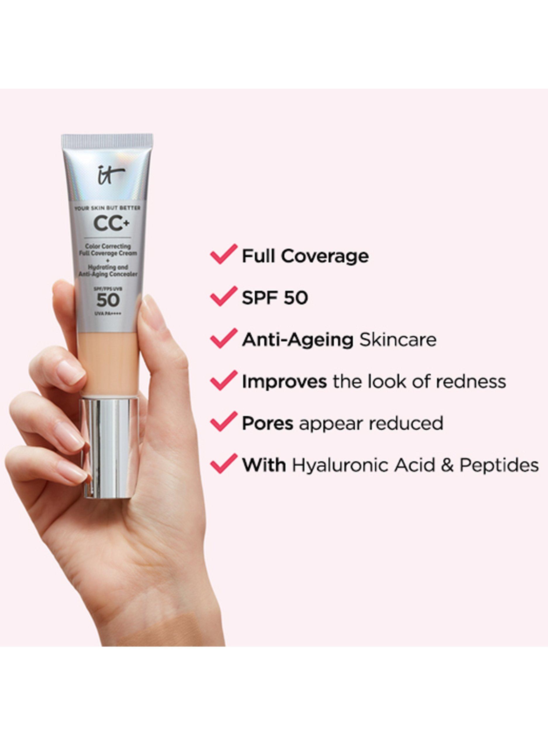 Product image 7 of 12, which shows IT Cosmetics Your Skin But Better CC+ Cream with SPF 50, Light