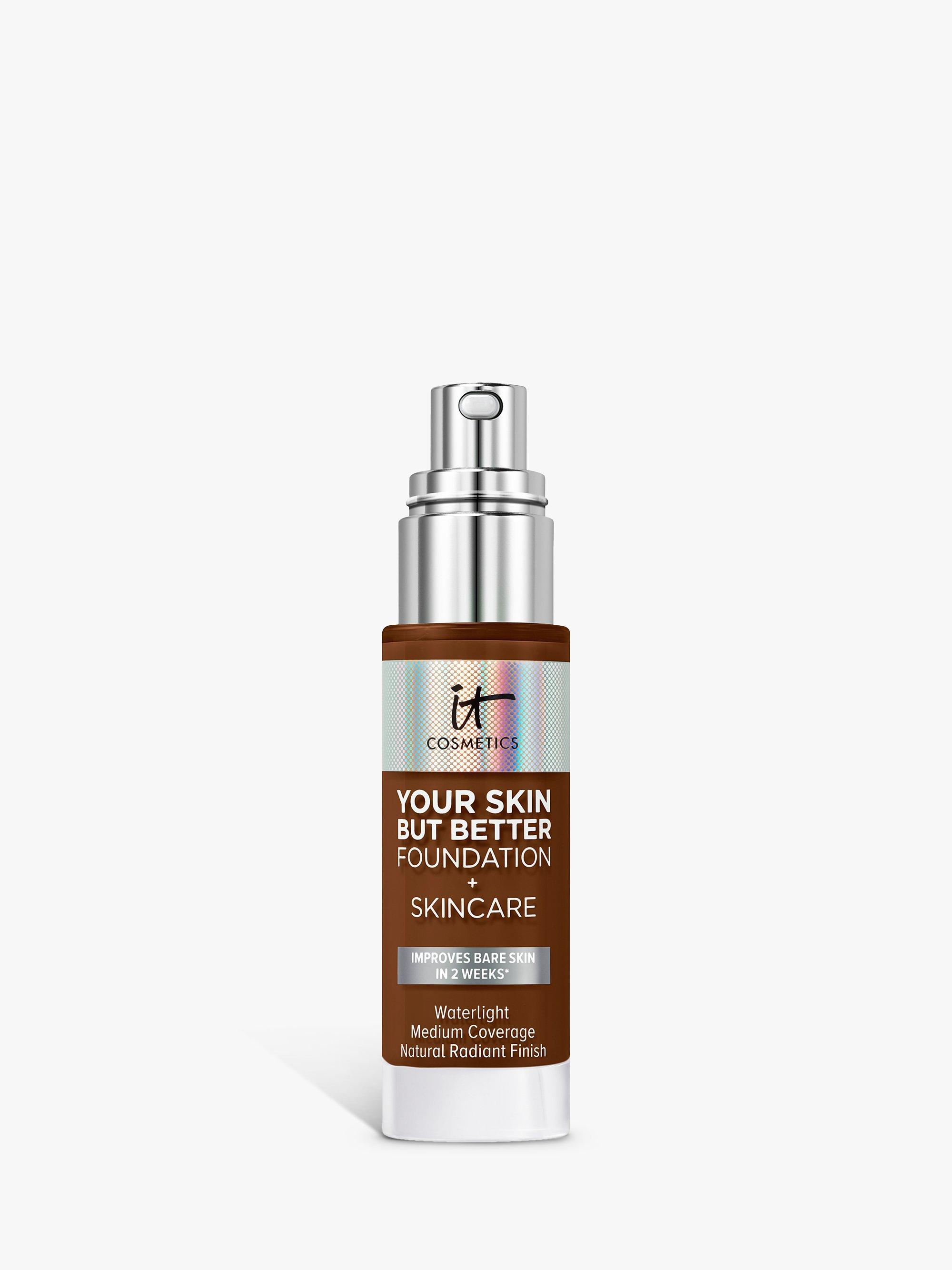Product image 1 of 7, which shows IT Cosmetics Your Skin But Better Foundation + Skincare, Deep Neutral 61