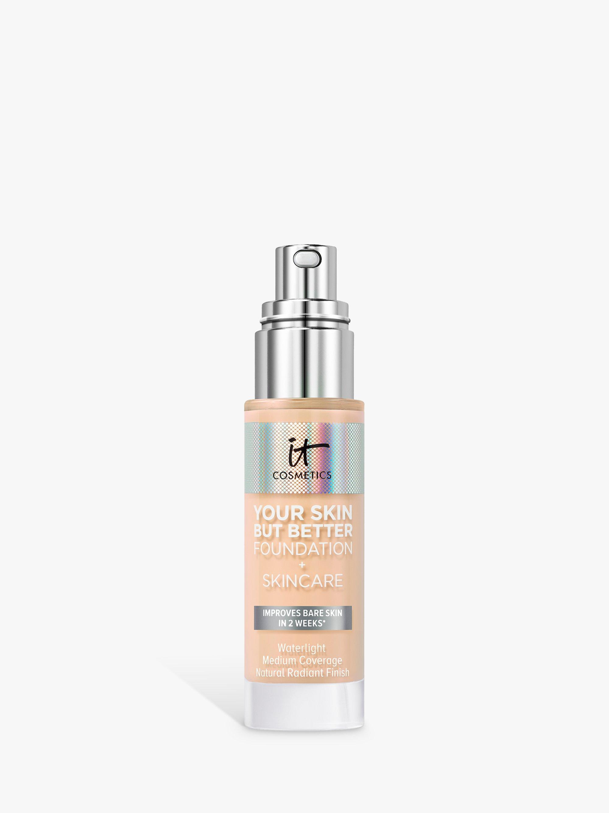 Product image 1 of 7, which shows IT Cosmetics Your Skin But Better Foundation + Skincare, Light Cool 20
