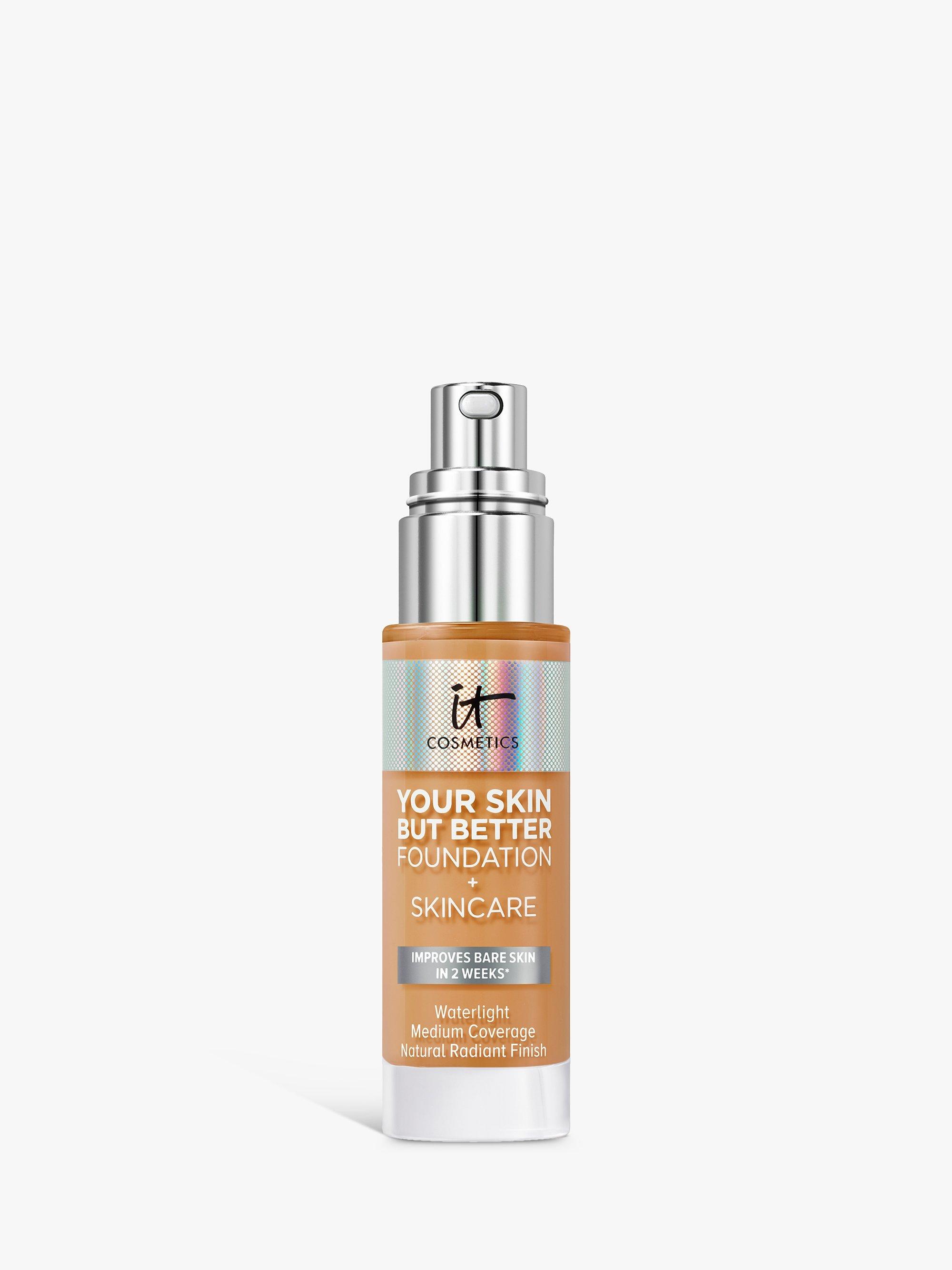 Product image 1 of 6, which shows IT Cosmetics Your Skin But Better Foundation + Skincare, Tan Neutral 42