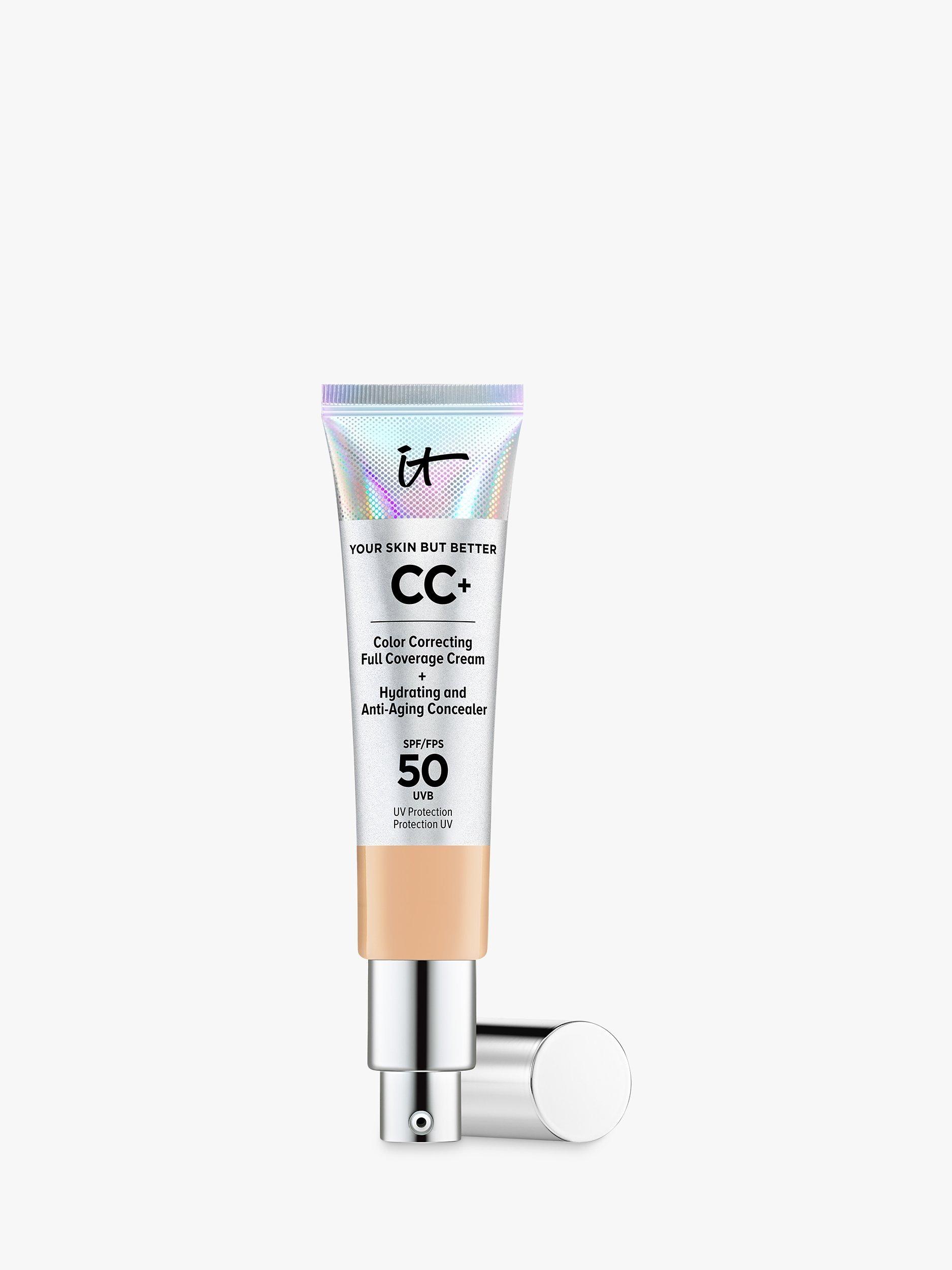 Product image 1 of 12, which shows IT Cosmetics Your Skin But Better CC+ Cream with SPF 50, Medium Tan