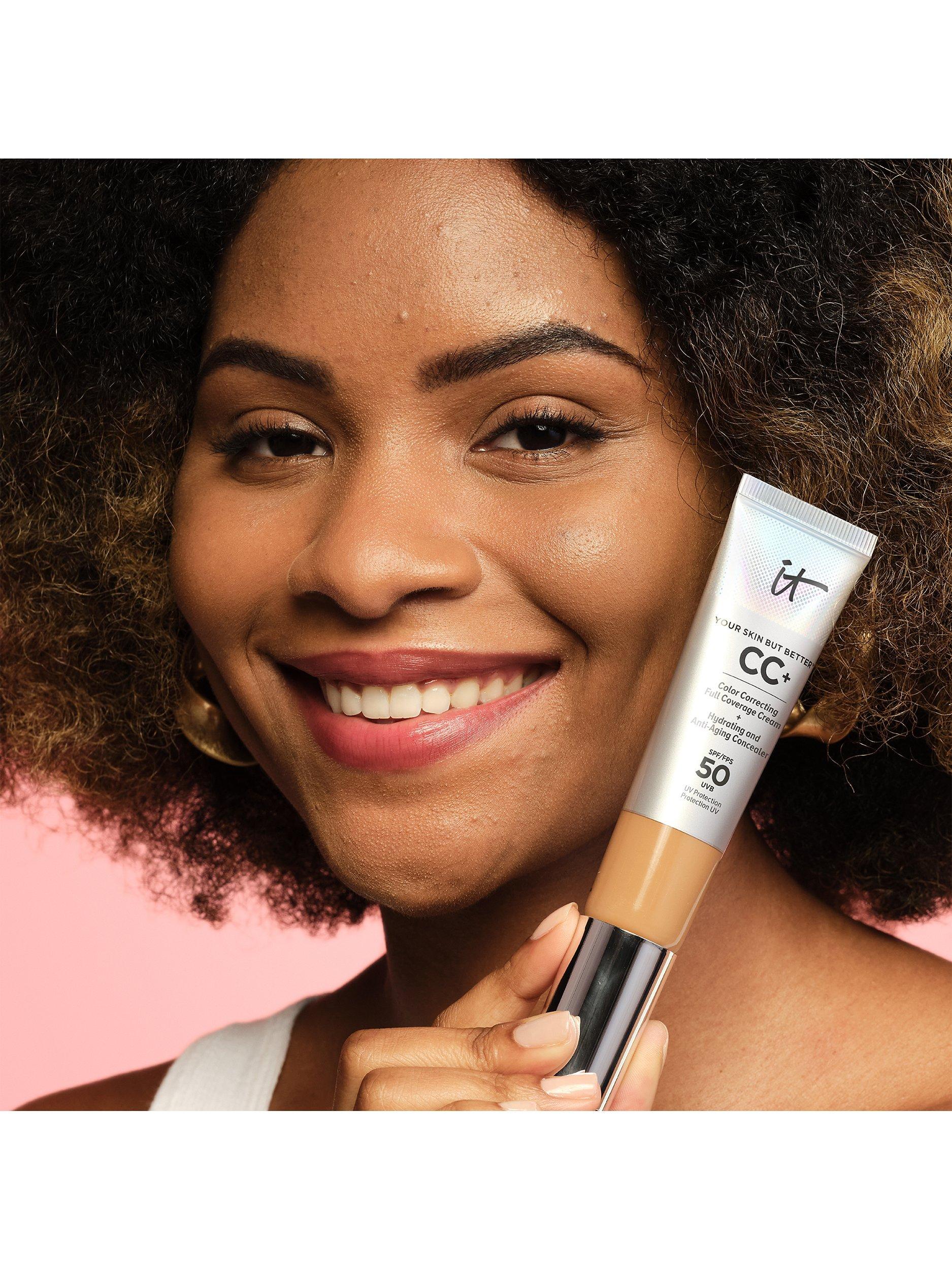 Product image 10 of 12, which shows IT Cosmetics Your Skin But Better CC+ Cream with SPF 50, Medium Tan