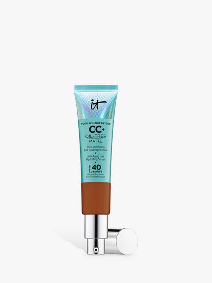 IT Cosmetics Your Skin But Better CC+ Cream Oil-Free with SPF 40, Rich Honey