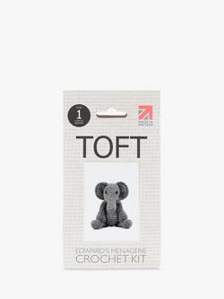 TOFT Mini Bridget the Elephant Crochet Kit, Grey