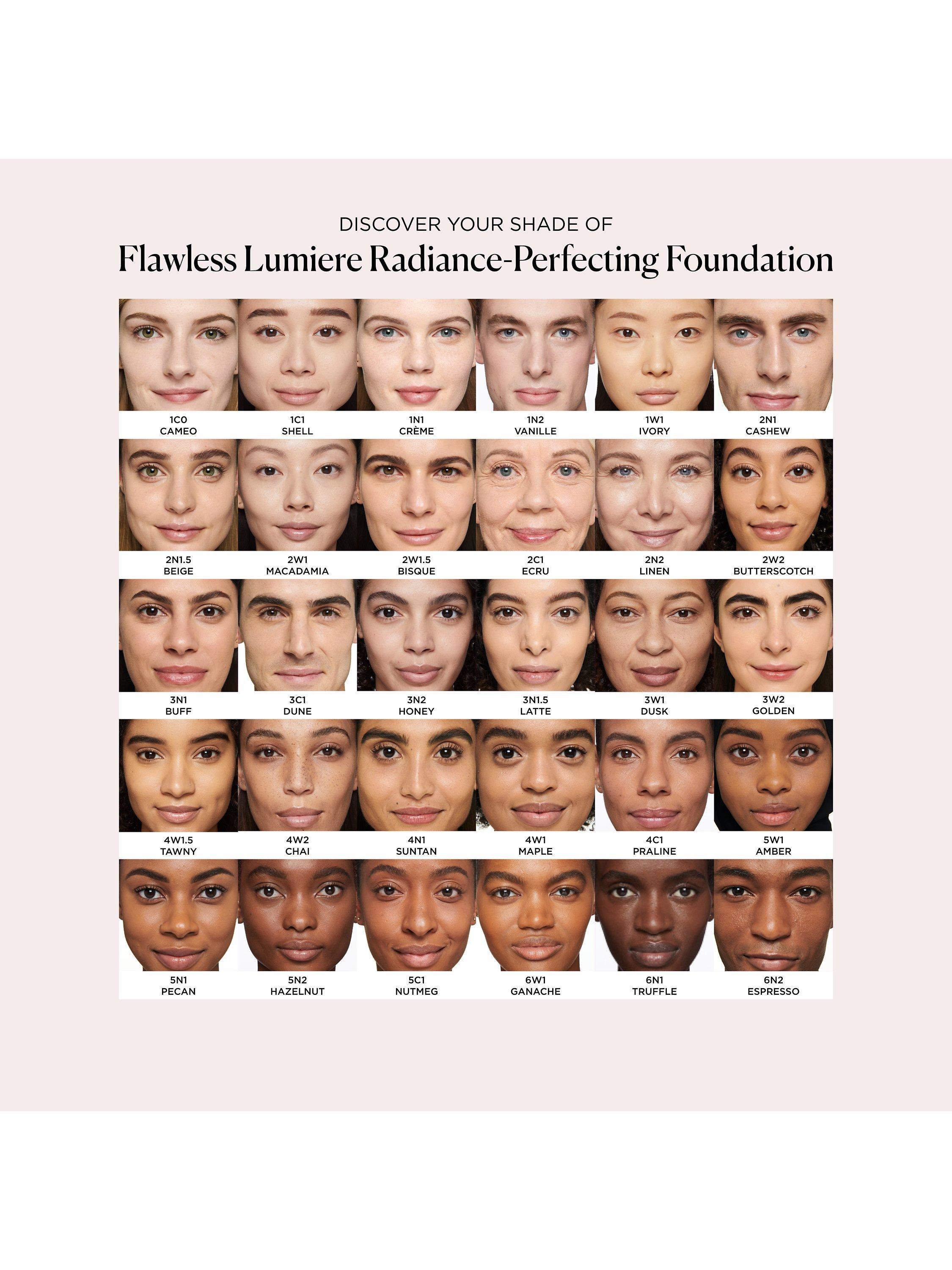 Product image 6 of 6, which shows Laura Mercier Flawless Lumière Radiance-Perfecting Foundation, 0C1 Alabaster