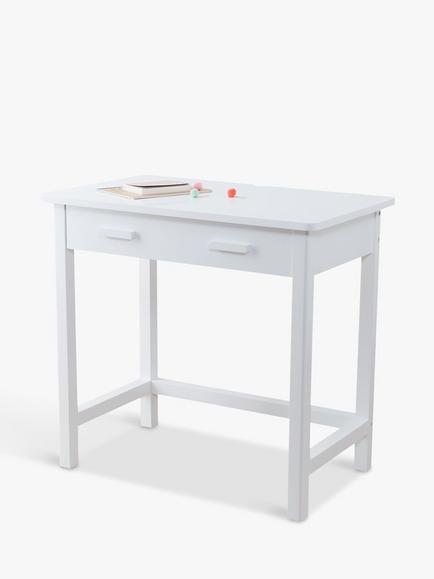 Great Little Trading Co Apollo Children's Desk, White, White