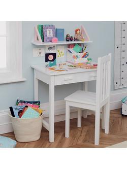 Great Little Trading Co Apollo Children's Desk, White - view 2, White