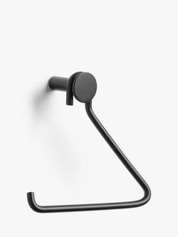 John Lewis ANYDAY Matt Black Toilet Roll Holder, Black