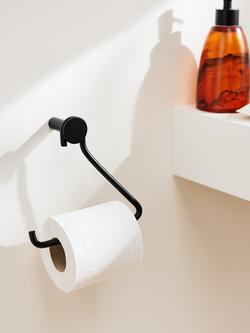 John Lewis ANYDAY Matt Black Toilet Roll Holder - view 2, Black