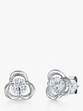 Jools by Jenny Brown Open Petal Stud Earrings, Gold