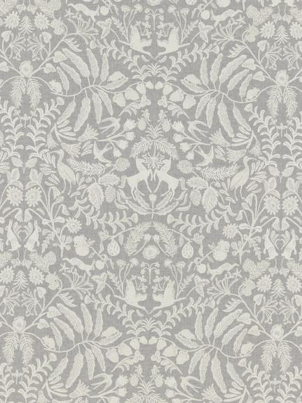 John Lewis Woodland Fable Furnishing Fabric, Storm