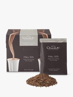 Hotel Chocolat 50% Milky Drinking Chocolate, 10 Sachets, 350g, Multi