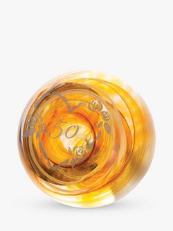 Caithness Celebrate 50th Anniversary Paperweight, Gold