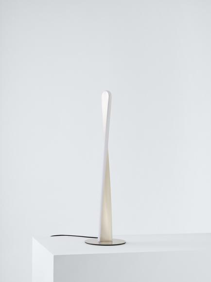 John Lewis Twist LED Table Lamp, Brushed Chrome - view 2, Chrome