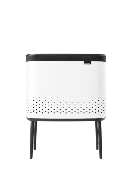 Brabantia Bo Laundry Bin, 60L, White