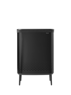 Brabantia Bo Hi Laundry Bin, 2 x 45L, Black