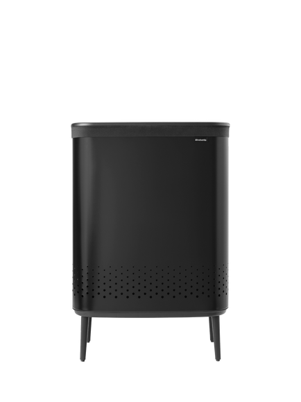Brabantia Bo Hi Laundry Bin, 2 x 45L, Black