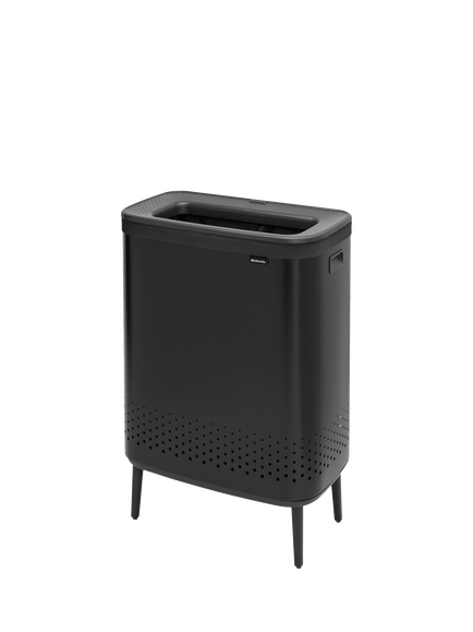 Brabantia Bo Hi Laundry Bin, 2 x 45L - view 2, Black