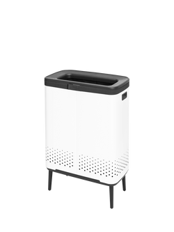 Brabantia Bo Hi Laundry Bin, 2 x 45L - view 2, White