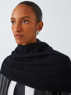 John Lewis Plain Cashmere Snood, Black