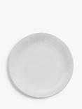 John Lewis Leckford Stoneware Salad Plate, 21.8cm, Grey