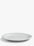 John Lewis Leckford Stoneware Salad Plate, 21.8cm, Grey