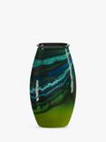 Poole Pottery Maya Manhattan Vase, H26cm, Green