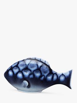 Poole Pottery Fish Ornament, Blue