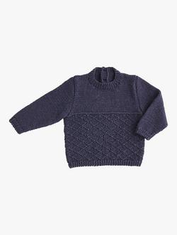 Sirdar Snuggly Baby Diamond Stitch Jumper Knitting Pattern - view 2, 