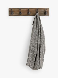 John Lewis Country Hanging Rack, 5 Hooks - view 2, Natural