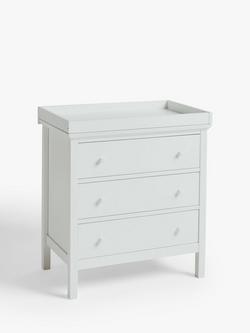 John Lewis Wilton Changing Table Dresser, White, White