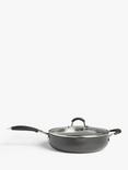 John Lewis 'The Pan' Aluminium Non-Stick Saute Pan & Glass Lid, 28cm